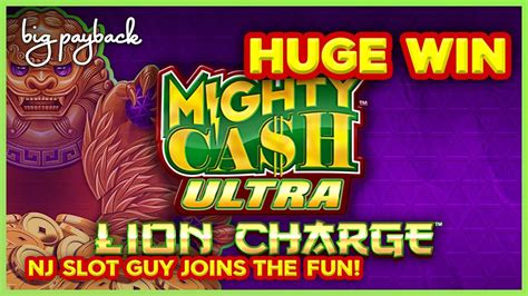 JACKPOT HANDPAY! Mighty Cash Ultra Lion Charge Slot Video.